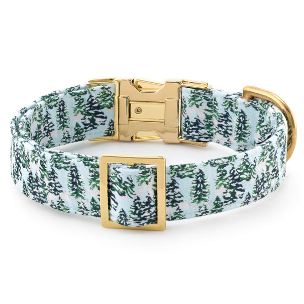 Gray Malin x TFD Snowy Pines Dog Collar