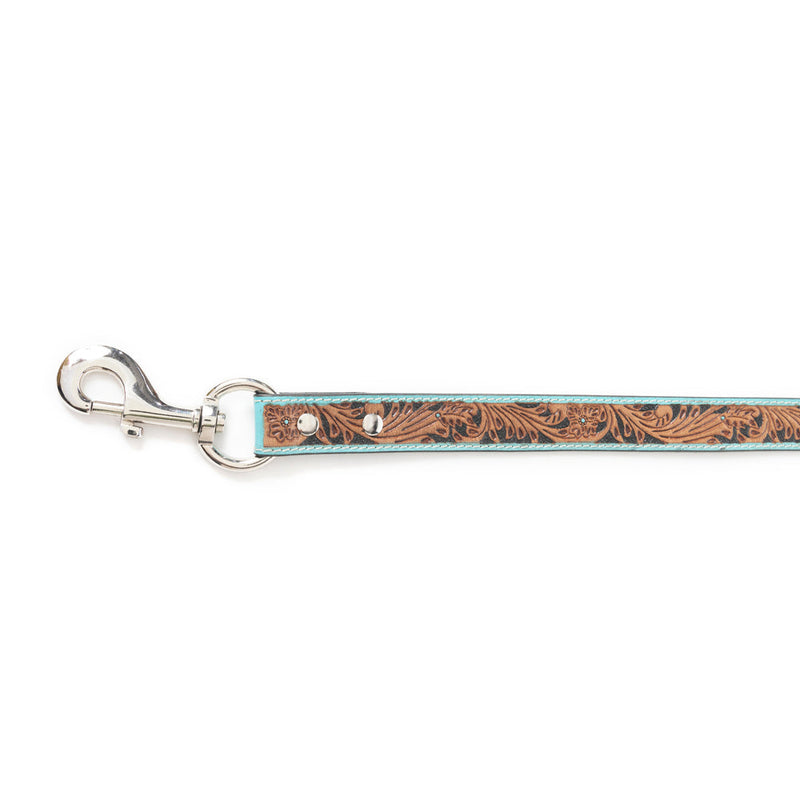 Luna Beam Dog Leash In Turquoise